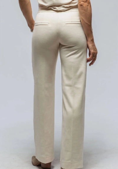 Chiara 32" Pant in Ivory