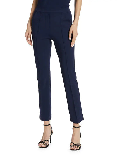 Nuccia Mix Jersey Pant in Blu Notte