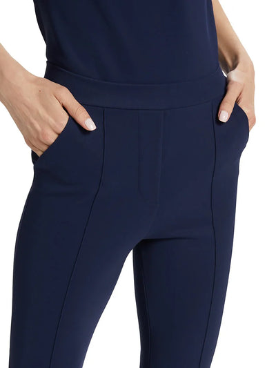 Nuccia Mix Jersey Pant in Blu Notte