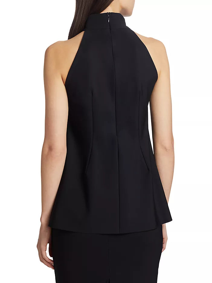 Tiffy Halter Blouse in Black