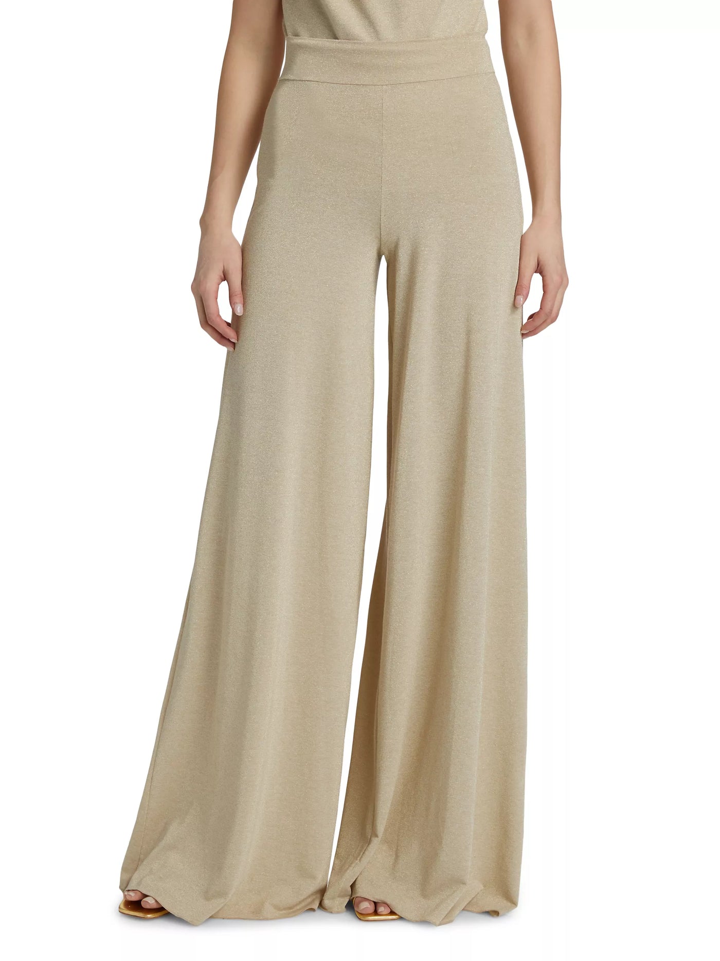 Skyla Jersey High-Rise Palazzo Pants