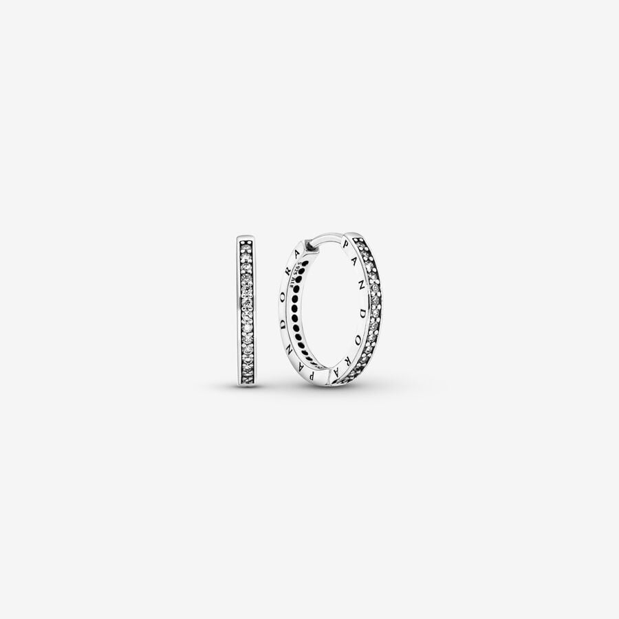 Pandora Sparkle Hoop Earrings