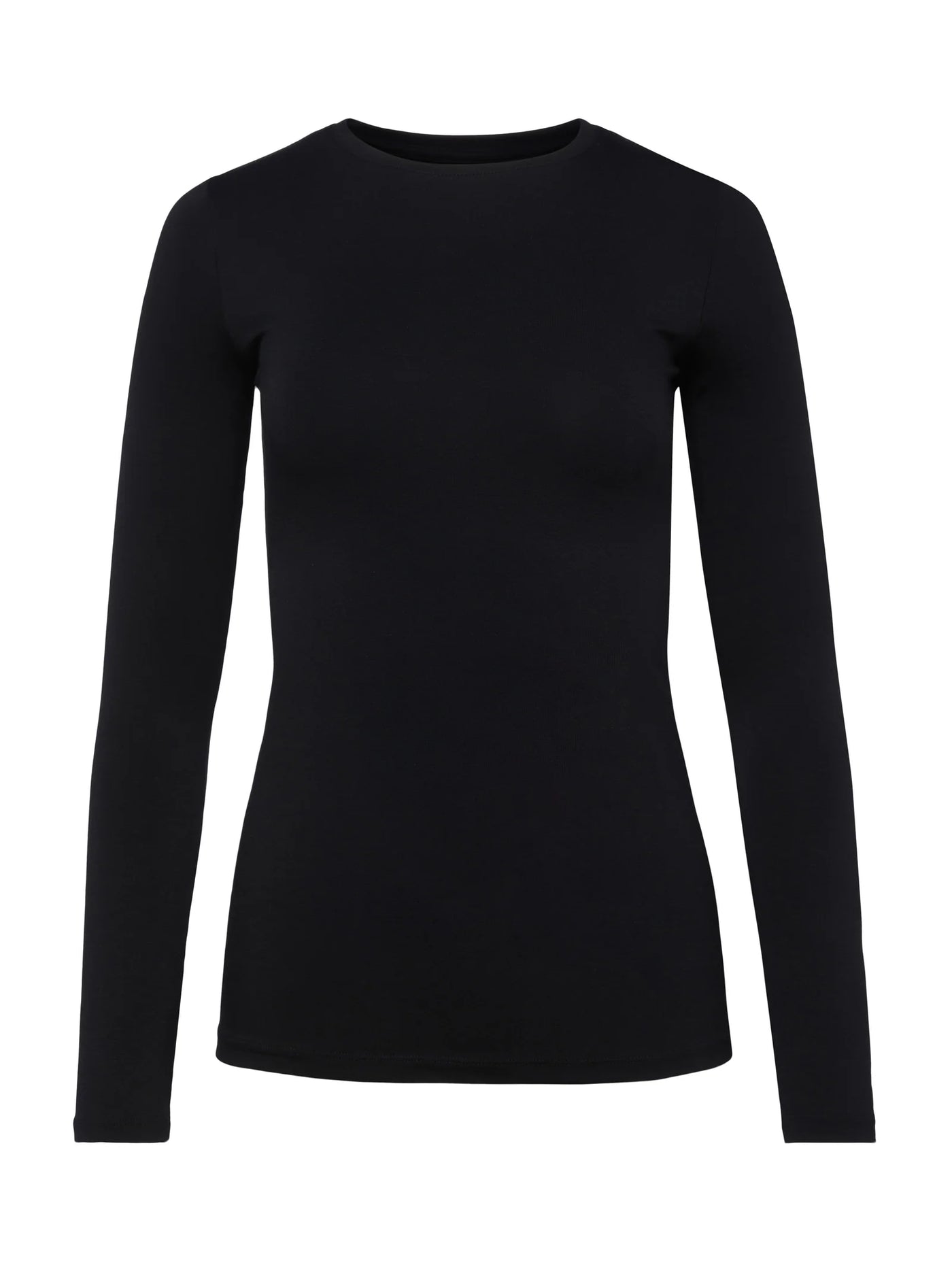 Tess Long Sleeve Tee in Black