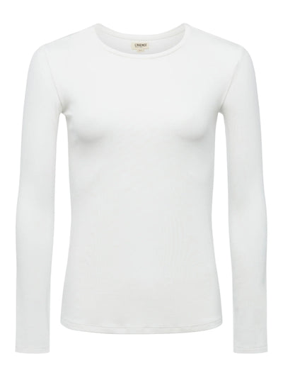 Tess Long Sleeve Tee in White