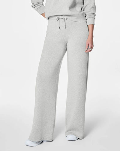 Air Essentials Wide Leg Pant in Light Heather Grey