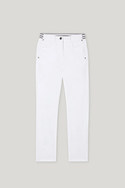 High-Stretch Skinny Jean in White