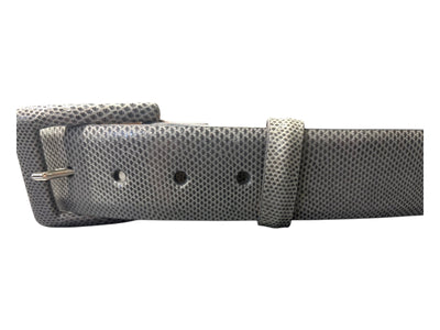 Karung Belt with Covered Buckle in Grey