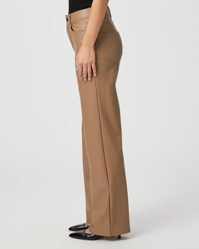 Sasha Faux Leather Pant in Burnt Sugar