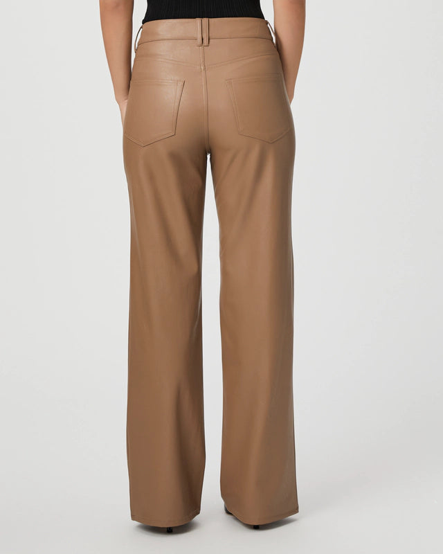 Sasha Faux Leather Pant in Burnt Sugar