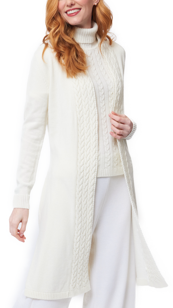 Leana Coat in Winter White