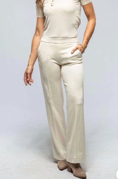 Chiara 32" Pant in Ivory