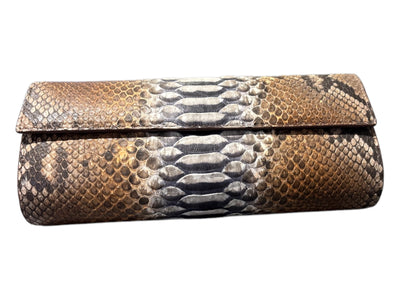 Python Clutch in Mink BC Matte