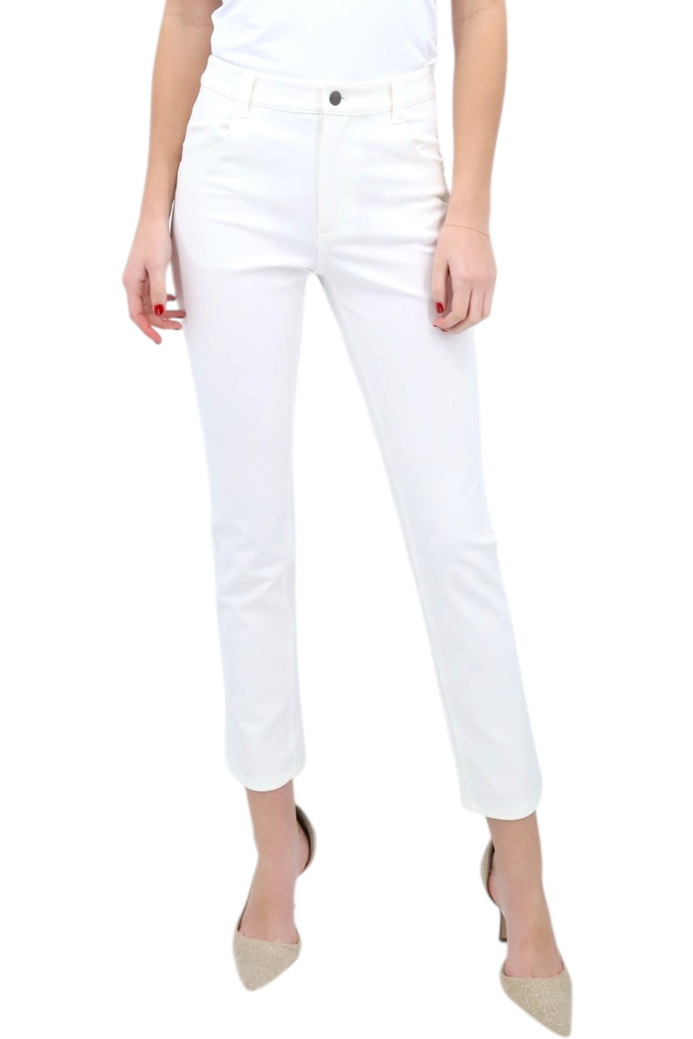 Miracle Stretch 4 Pocket Jean in Creme