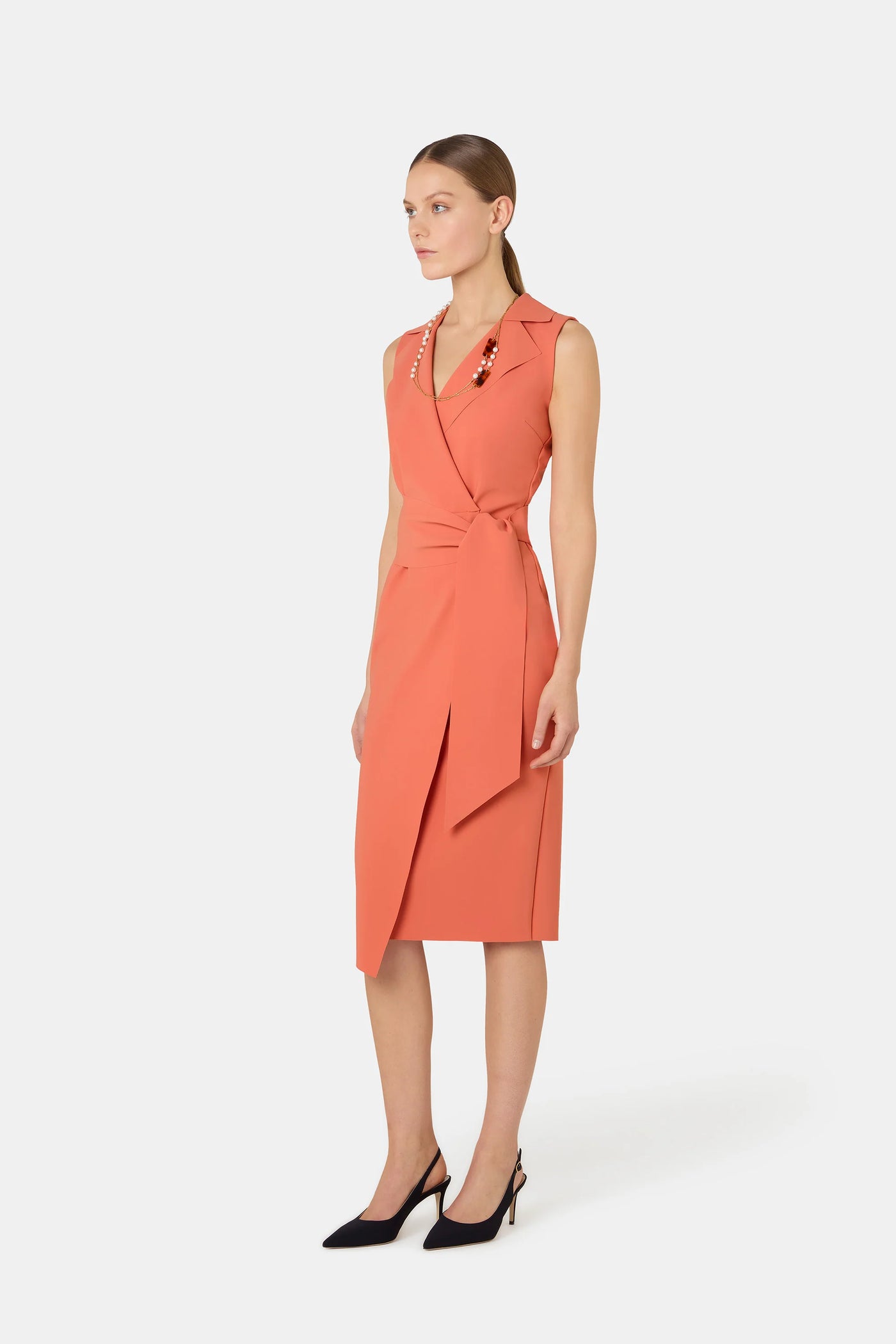 Masu Dress in Orange Blush