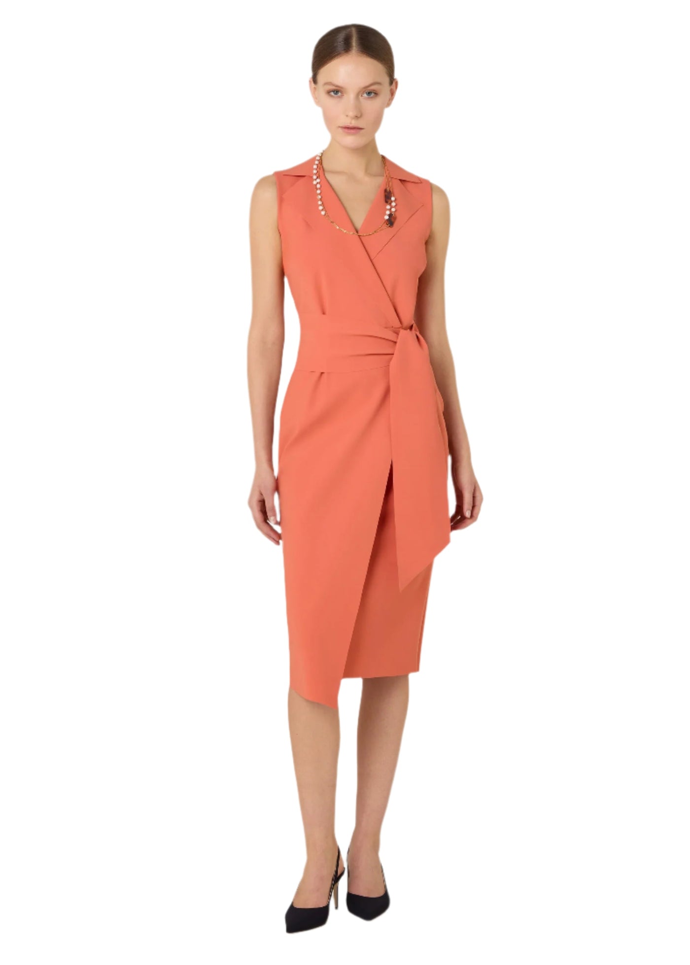 Masu Dress in Orange Blush