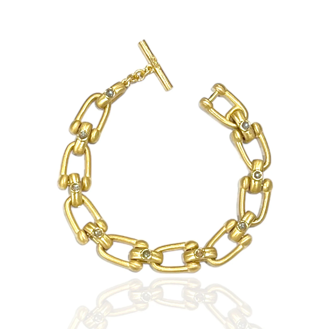 Gold Brioni Horseshoe Bracelet