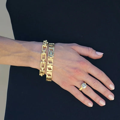 Gold Brioni Horseshoe Bracelet