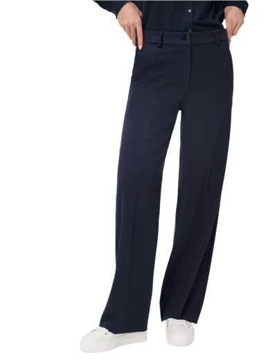 Maine Wide Leg Jersey Palazzo Pant in Navy