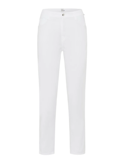 Mary 5-Pocket Pant in White