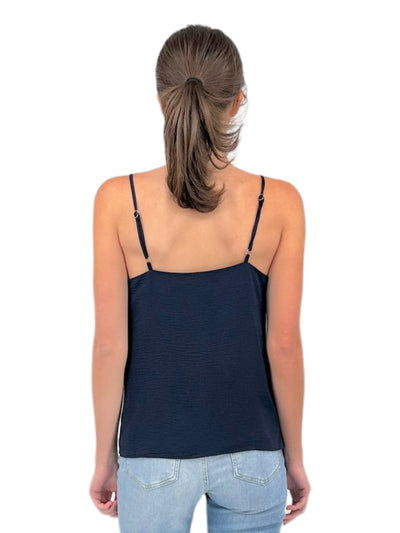 Cowl Neck Cami in Navy