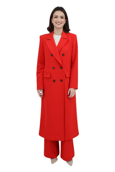 Long Coat in Red