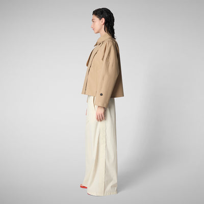 Greta Raincoat in Stardust Beige