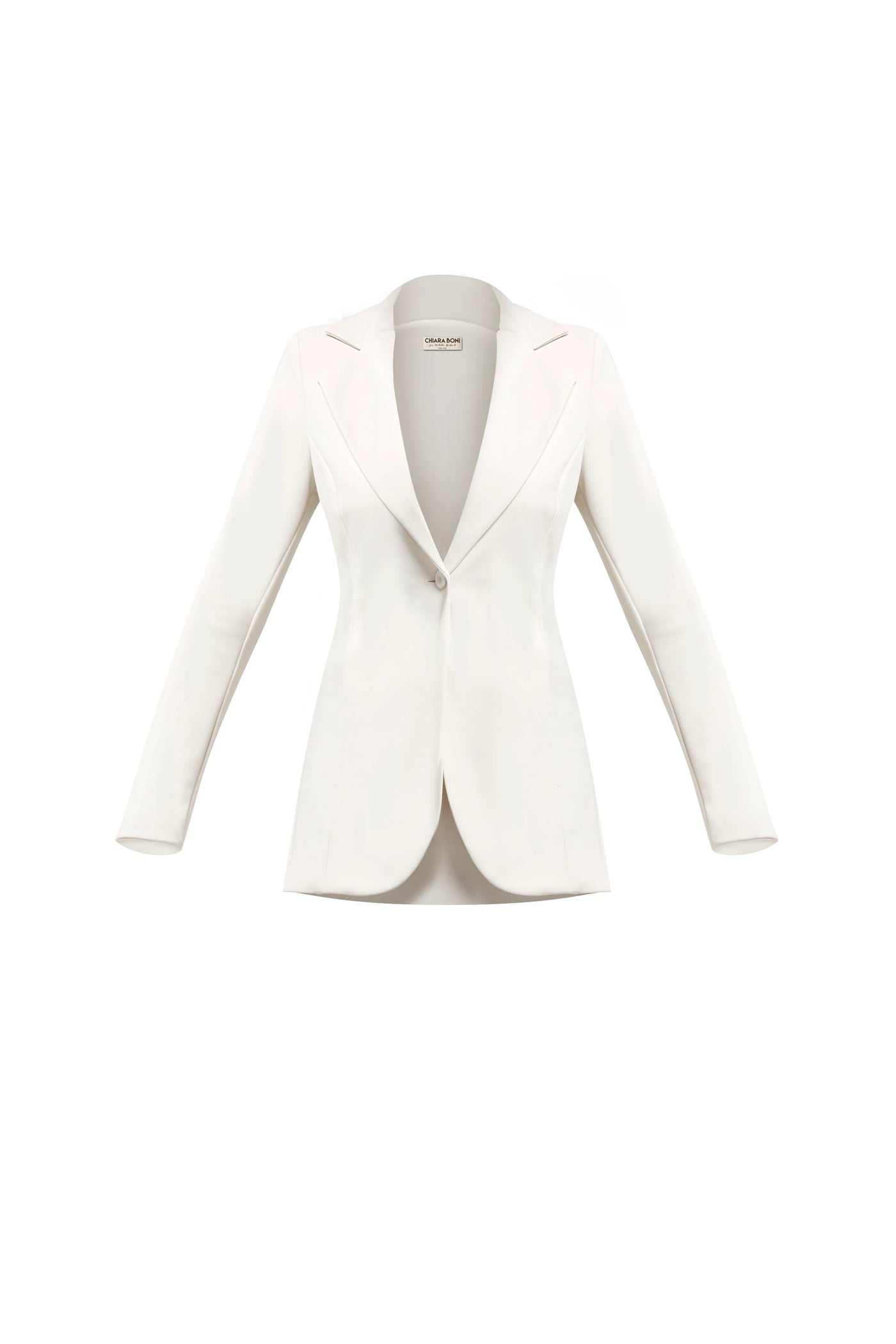 Lua Button Blazer in Cream