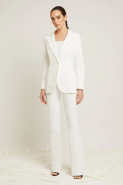 Lua Button Blazer in Cream