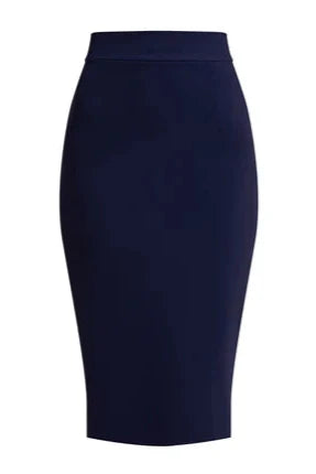 Luminette Midi Skirt in Blu Notte