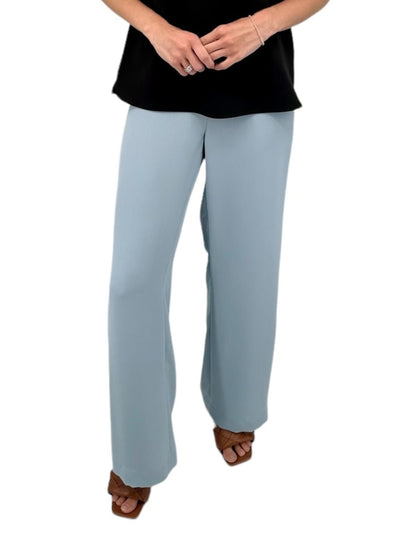 Techno Crepe Pull On Pant in Pale Blue