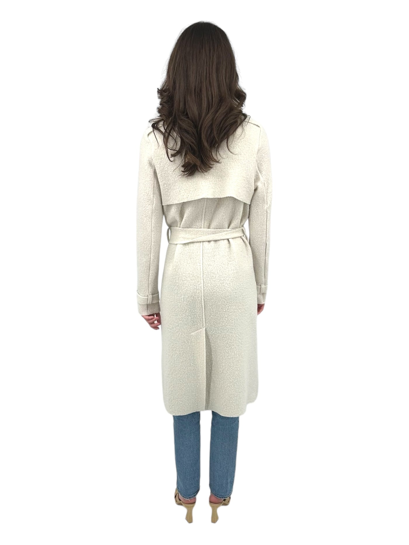 Basira Wool Coat Winter White