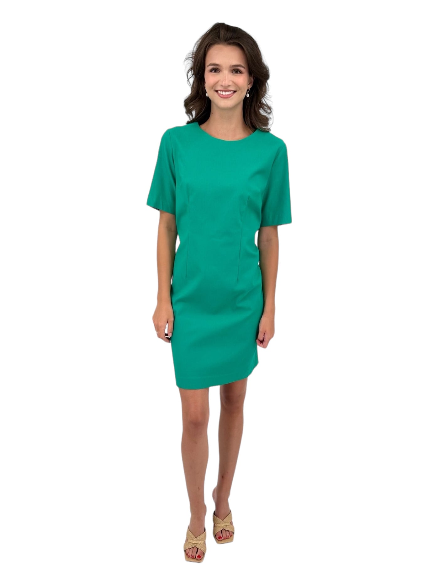 Sheath Dress in Emerald