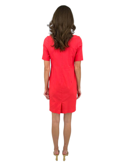 Sheath Dress in Coral