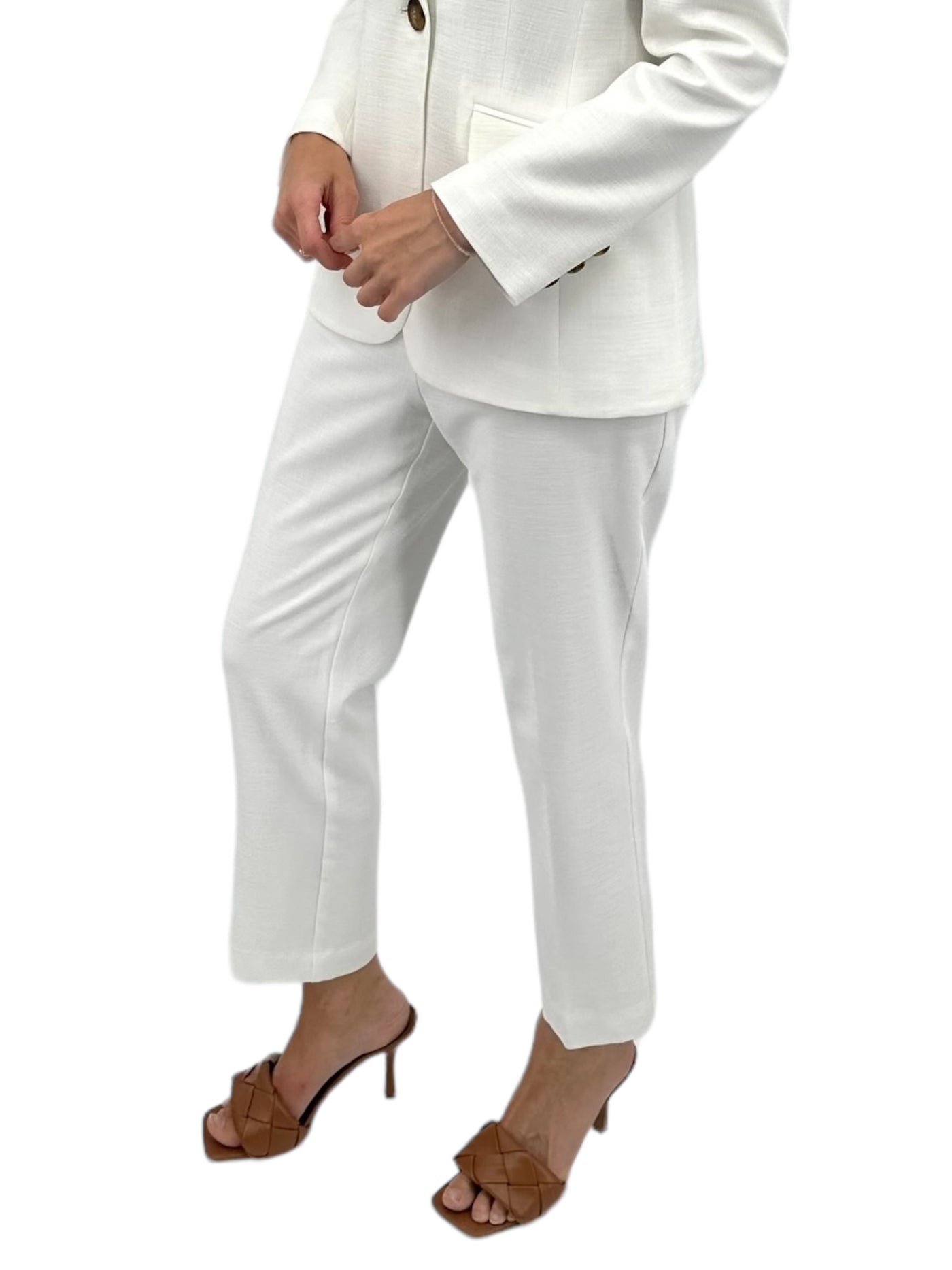 Slim Pant in Ivory