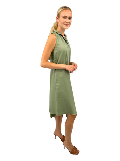 The Simile Dress in Spring Green