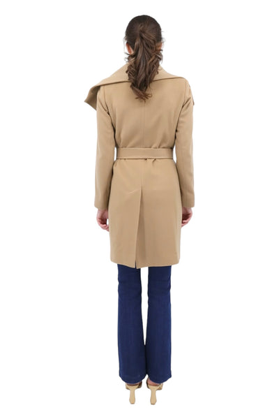 Wrap Coat in Camel