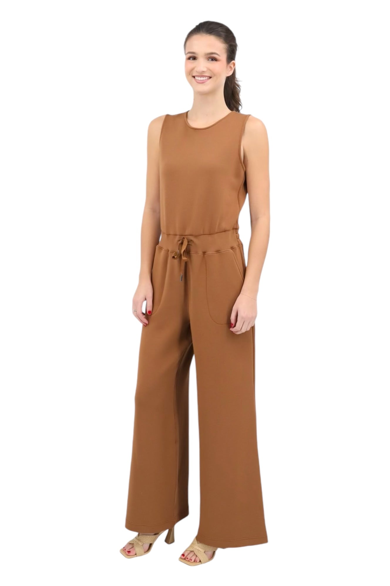 Air Essentials Jumpsuit in Cocoa