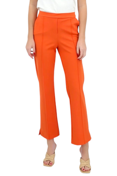 Nuccia Mix Jersey Pant in Tangerine