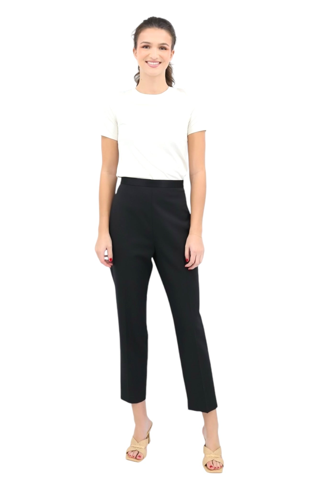 Victoria Tuxedo Pant in Black