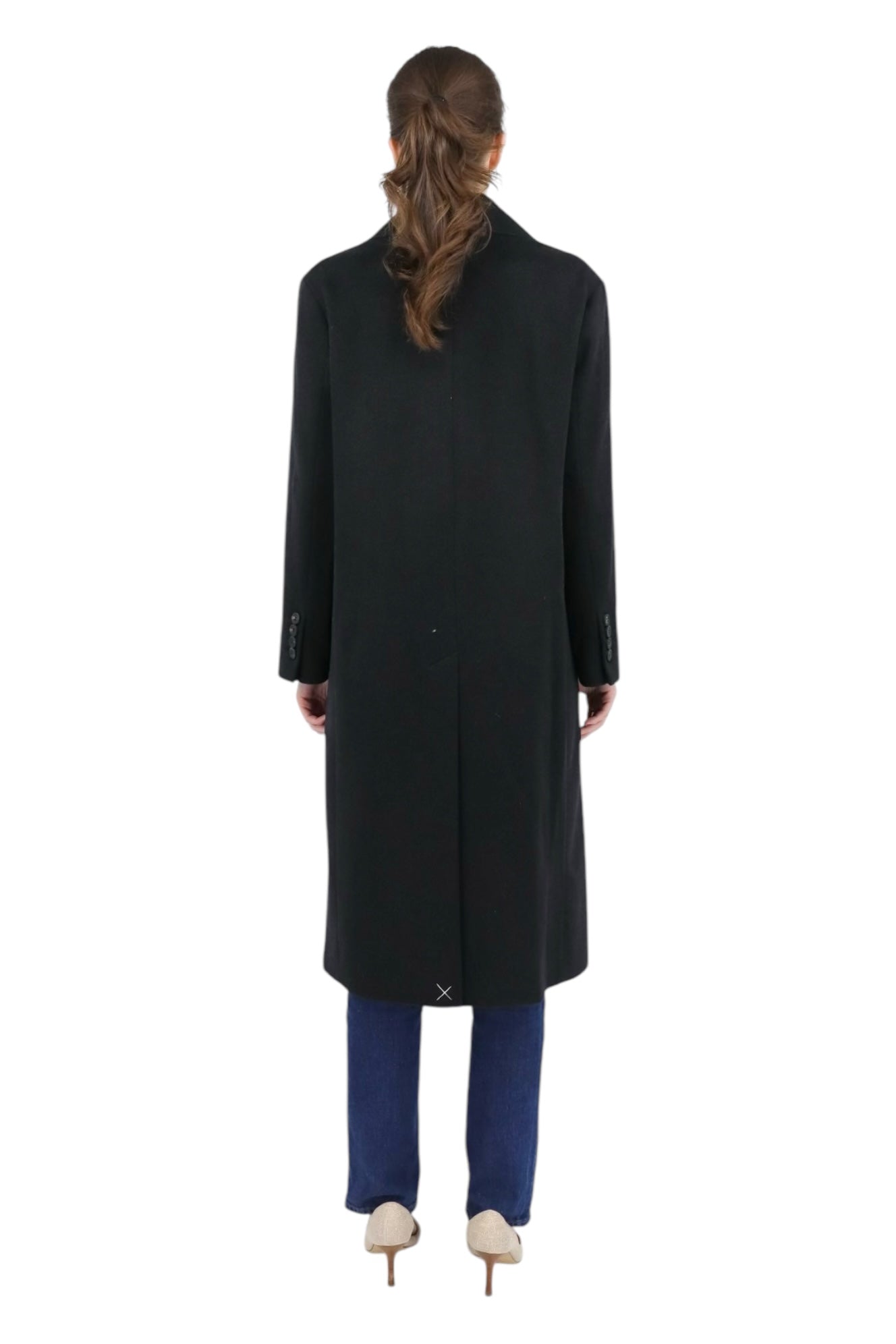 Wool, Cashmere Coat in Graphite