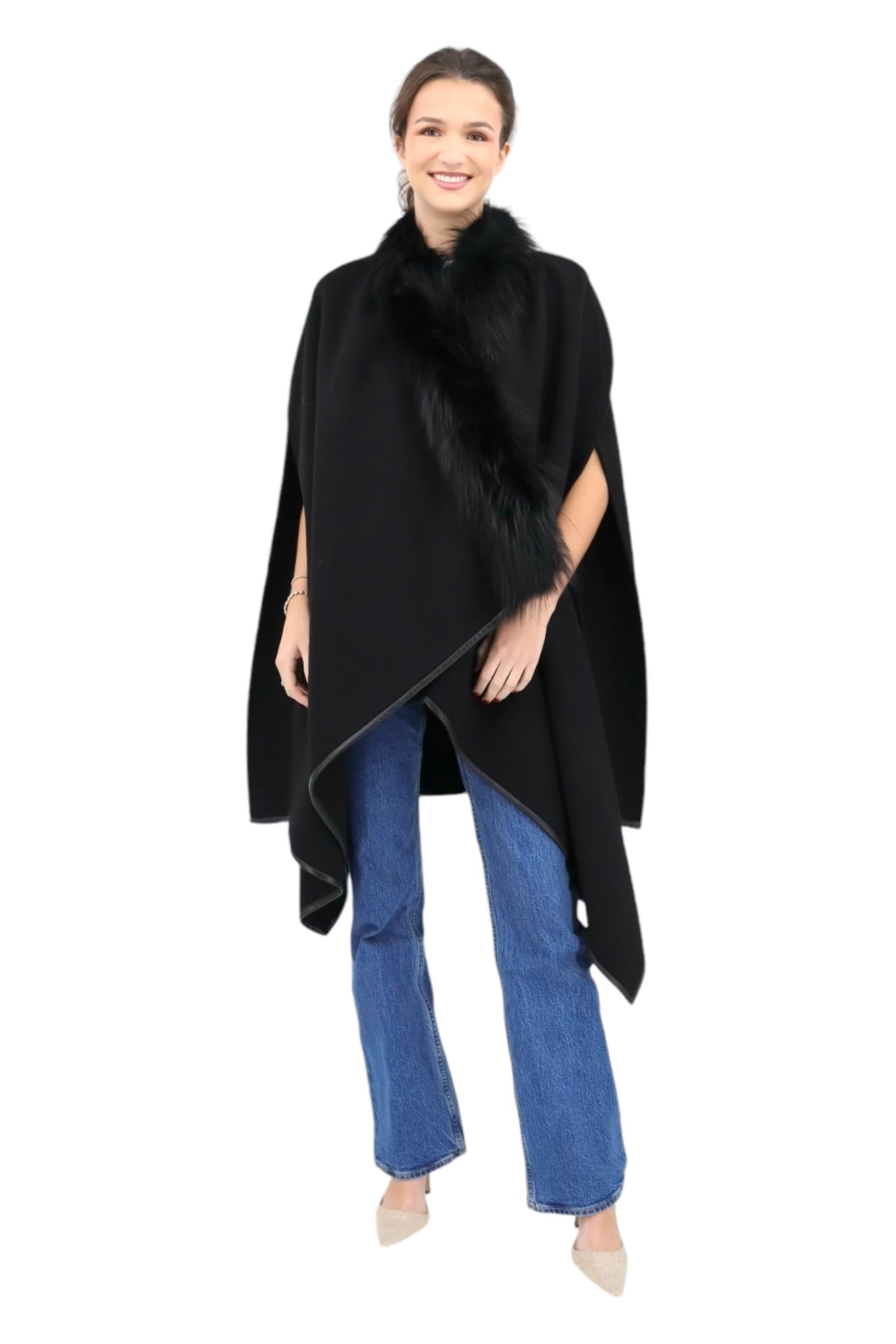 Asymmetric Cape in Black