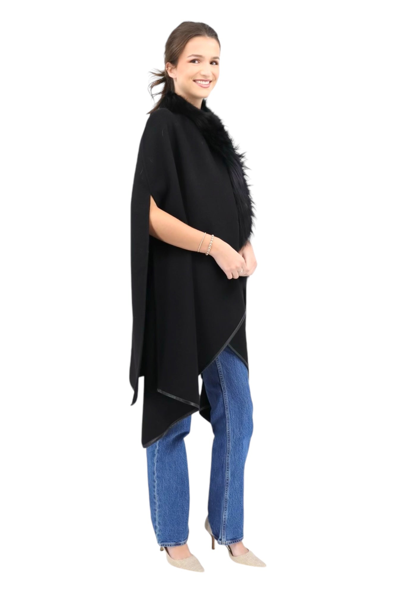 Asymmetric Cape in Black