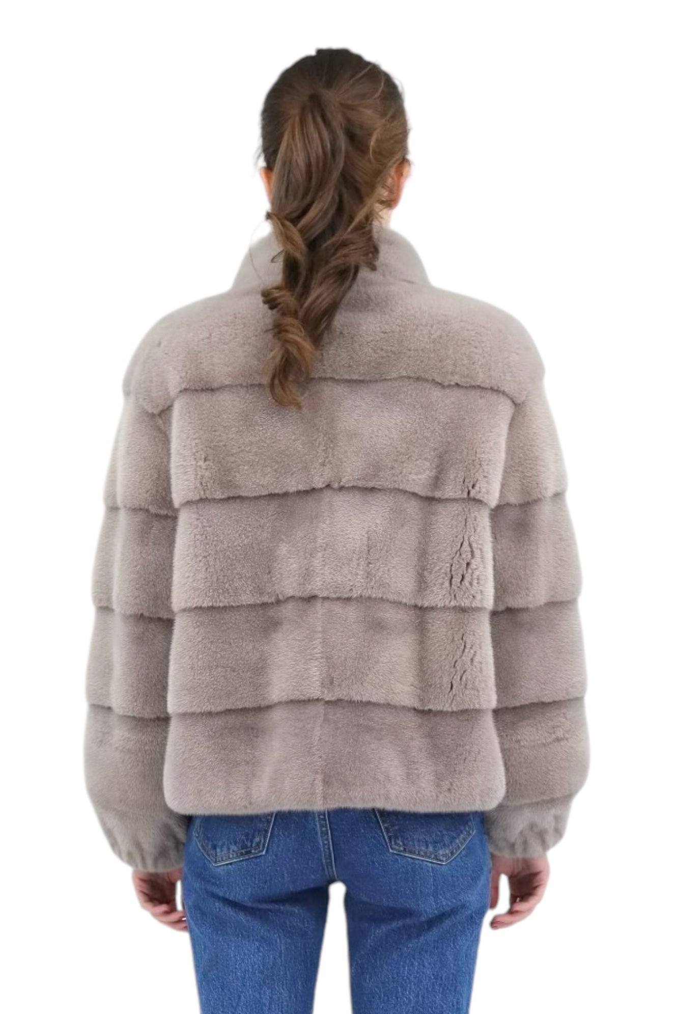 Mink Jacket in Cenere