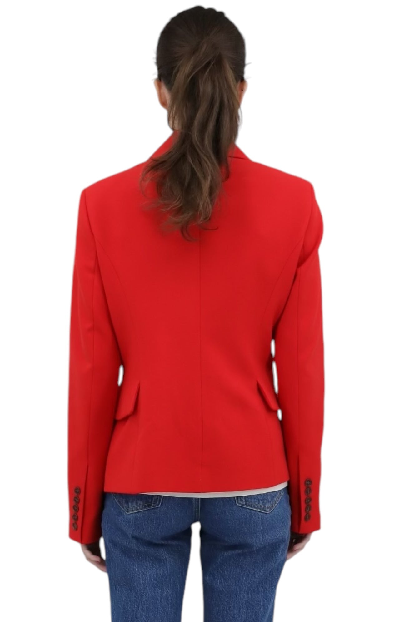 Fitted Jacket in Red