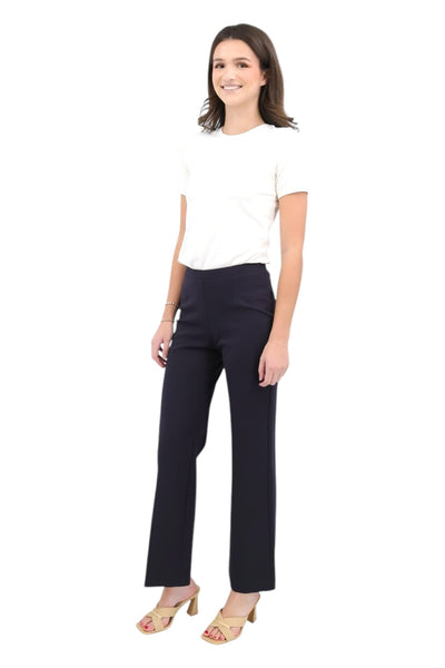 Straight Leg Pant in Navy