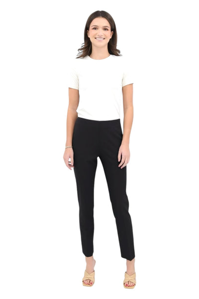 Side Zip Full Length Pant Black