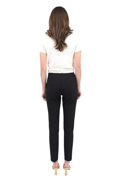 Side Zip Full Length Pant Black