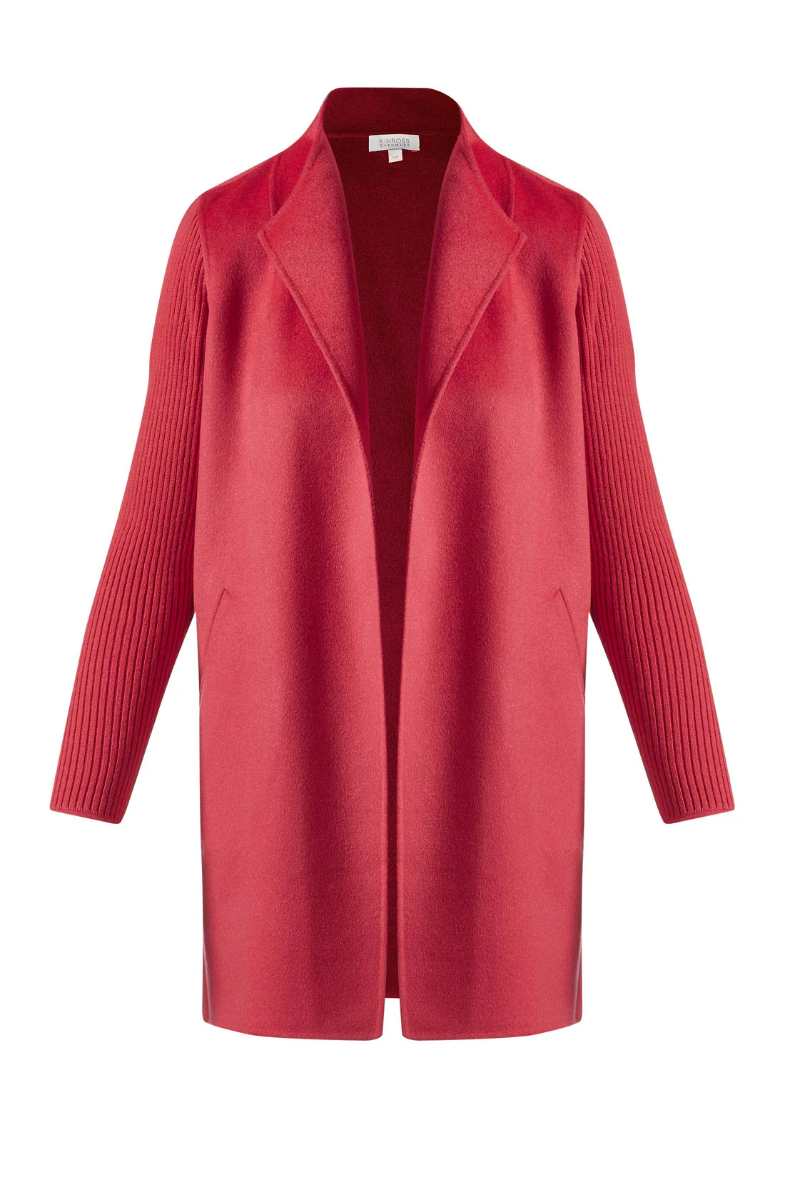 Rib Sleeve Coat in Poppy