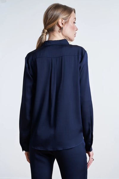 Monte Carlo Blouse in Navy