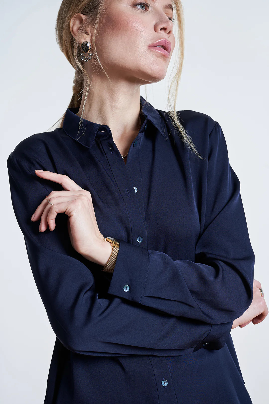 Monte Carlo Blouse in Navy